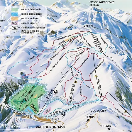 Val Louron Pied Des Pistes 34 M² 5 Pers Appartement