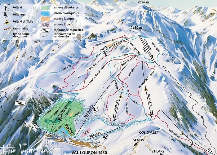 Val Louron Pied Des Pistes 34 M² 5 Pers アパート