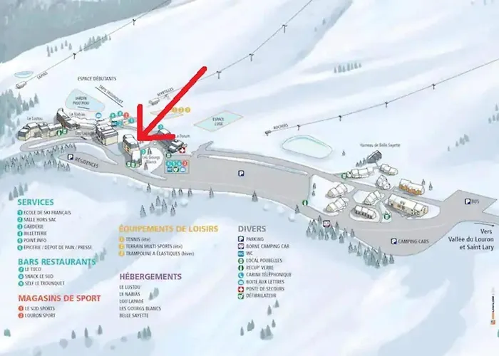 Val Louron Pied Des Pistes 34 M² 5 Pers Apartment Genos